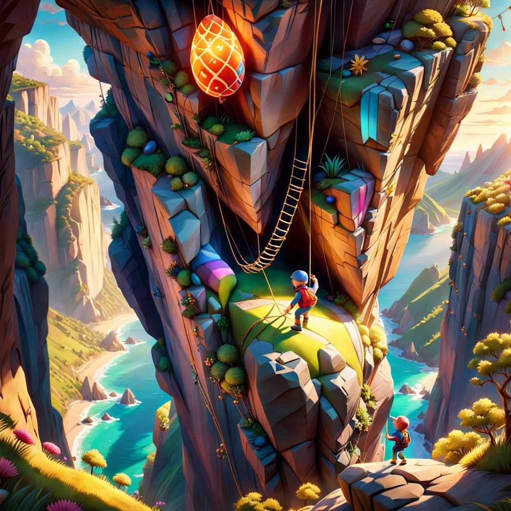 Child Climber Finds Easter Egg, Pixar Animation