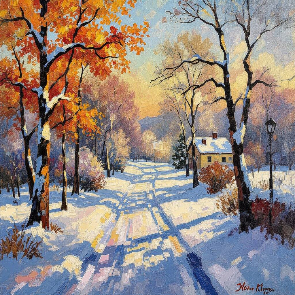 Autumn Melts Into Winter's Soft Light