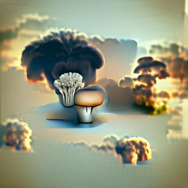 Dramatic Mushroom Cloud Photograph