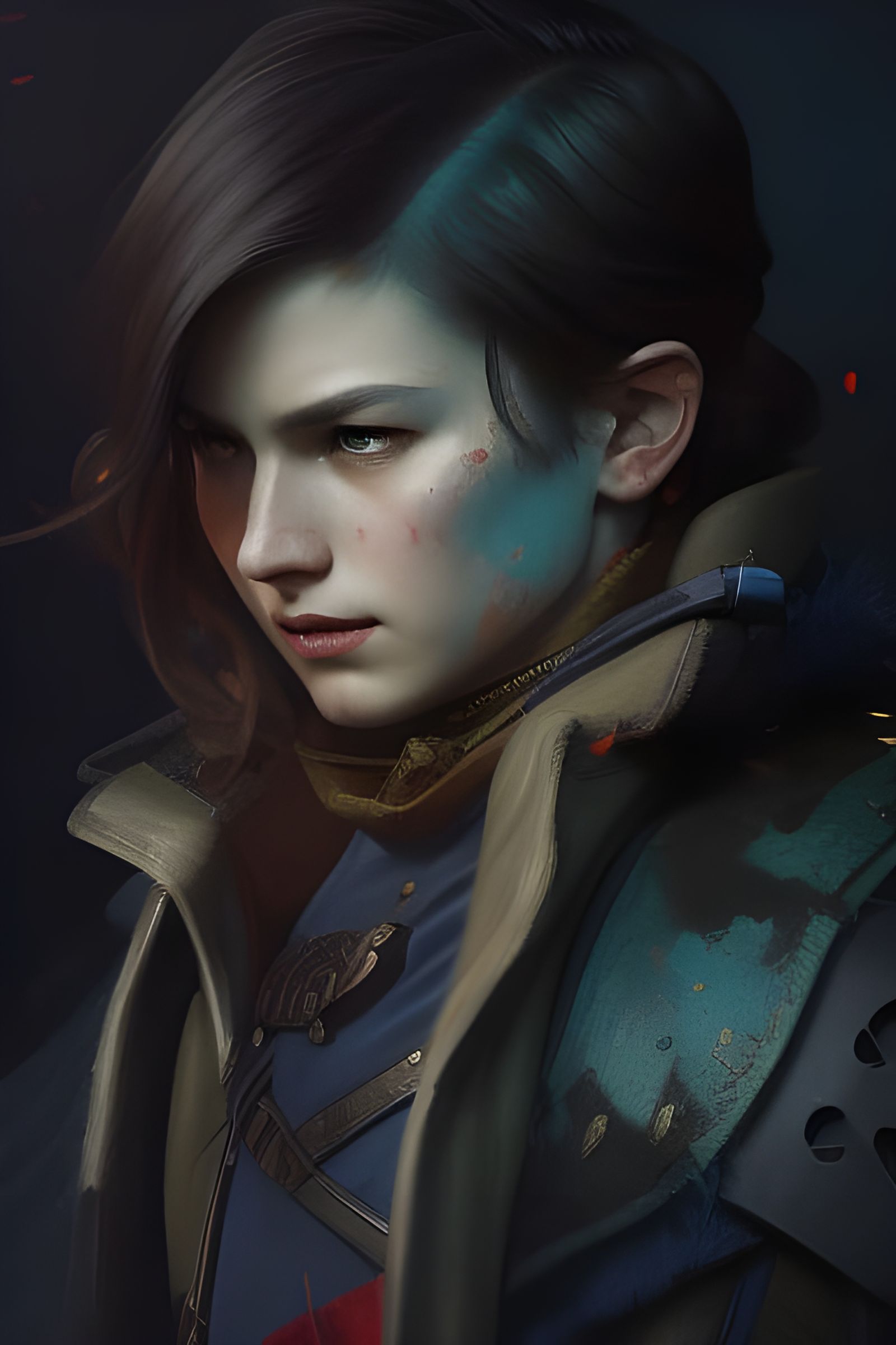 God of War Portrait in Fantasy Art Style