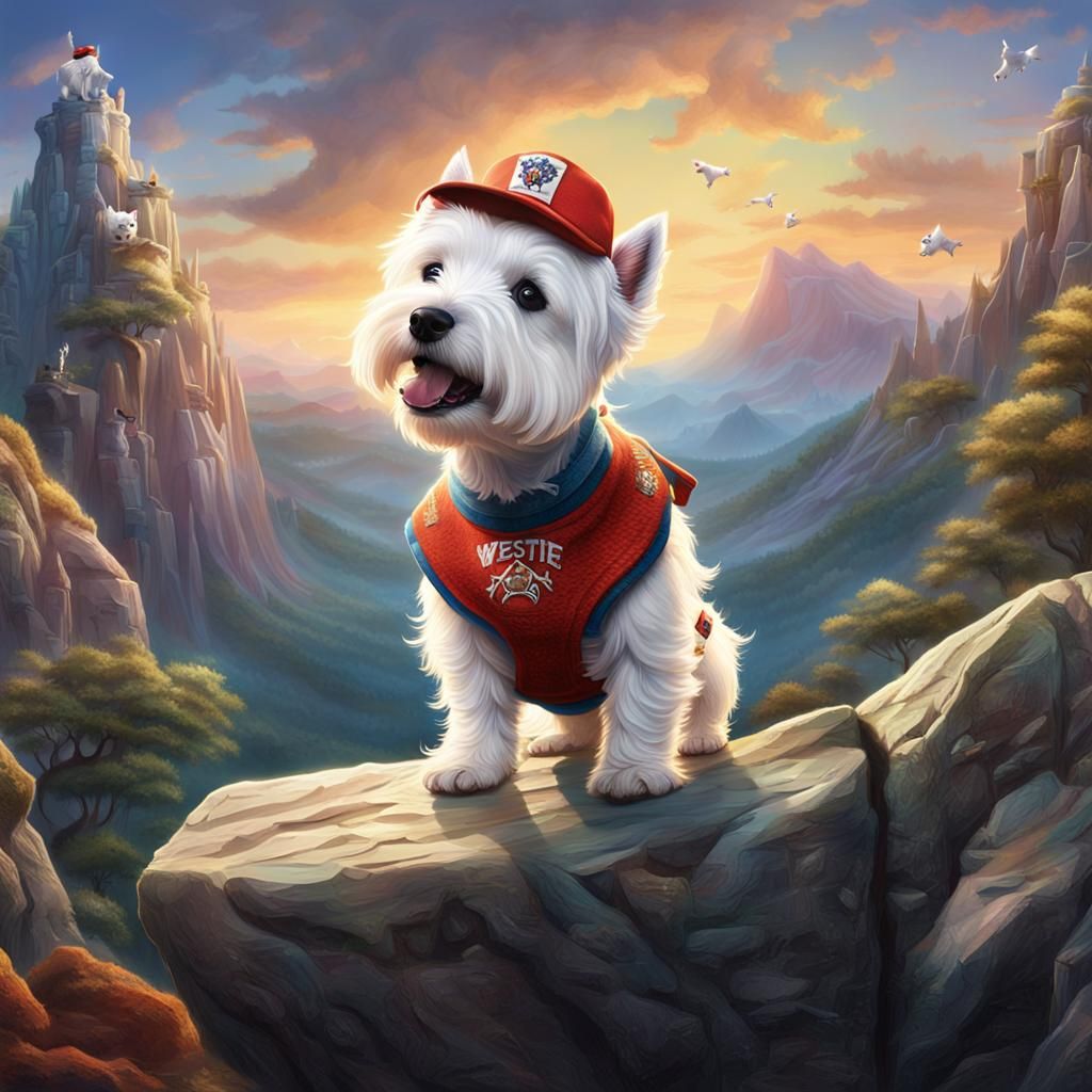 Westie Rock Climbing Team at the Olympics