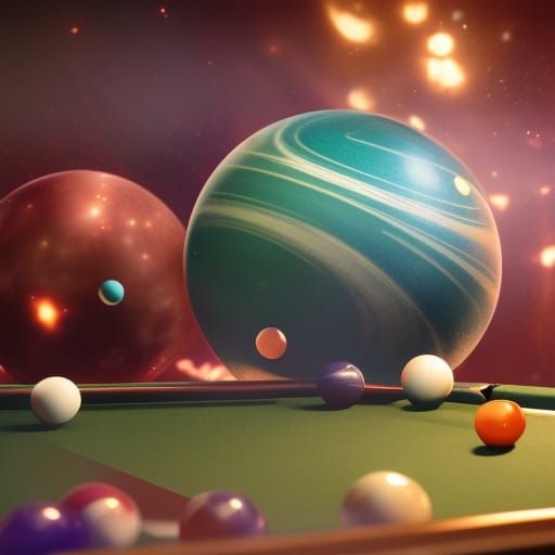 Cosmic Billiards: Planetary Pool in Space