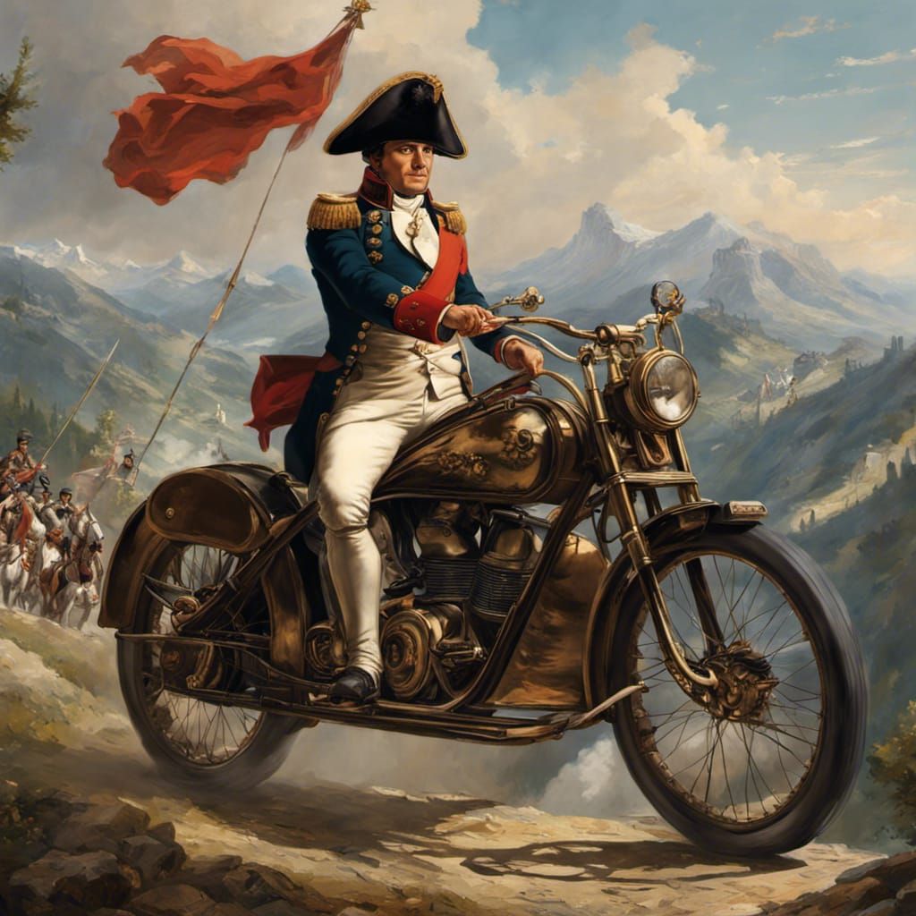 Napoleon crossing the Alps (Alternative Look)