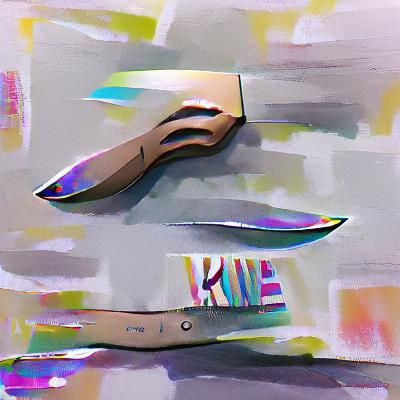 AI Generated Image of a Knife