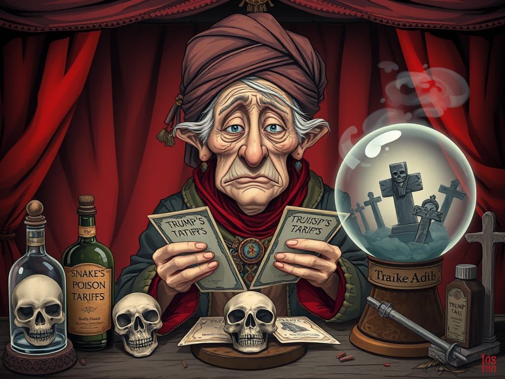 Ethereal Fortune Teller in a Whimsical Mystic's Lair