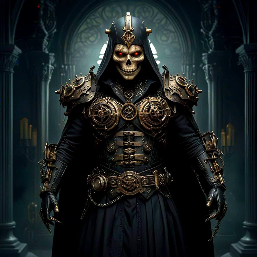 Gothic Steampunk Cenobite Horror Masterpiece
