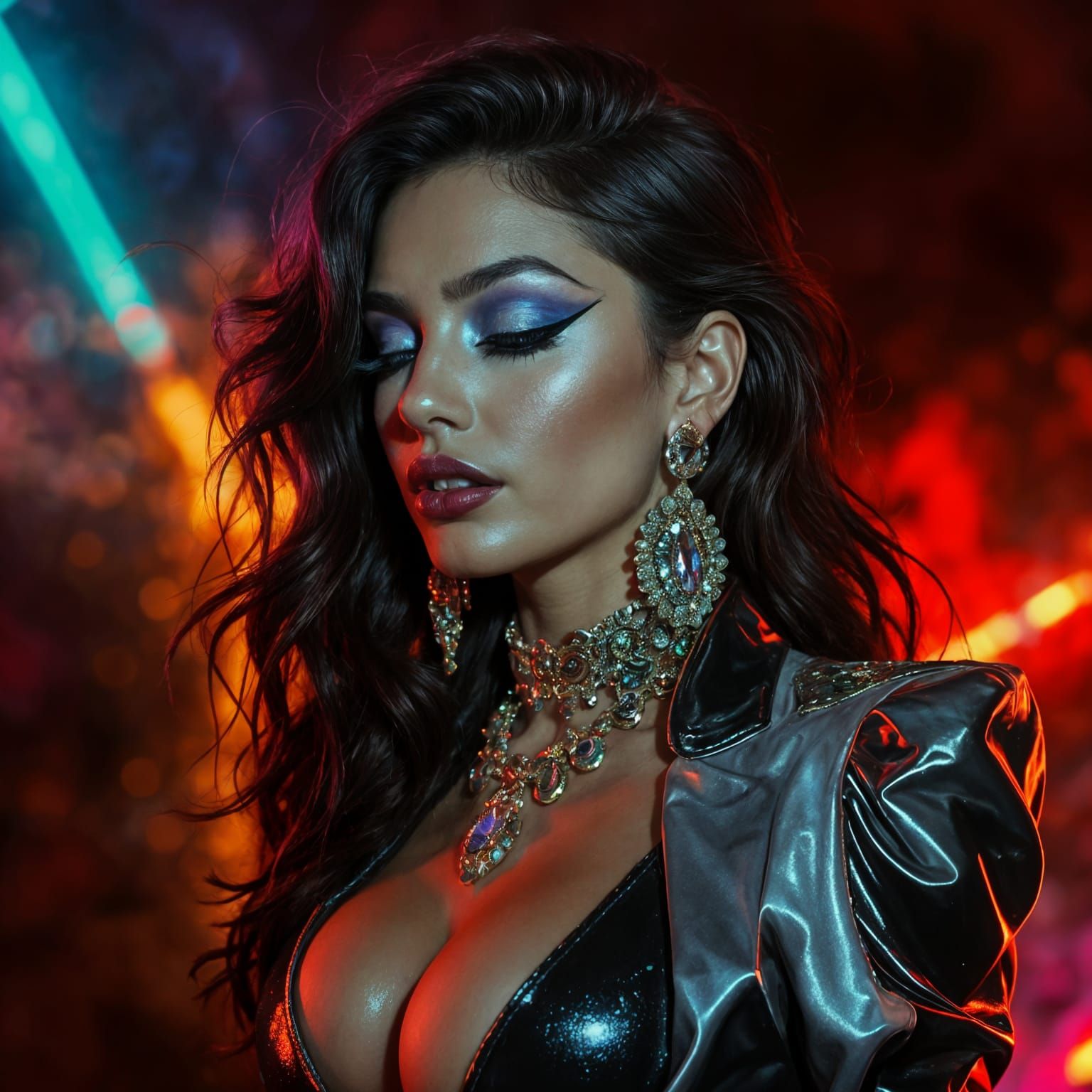 Hyperrealistic Close-Up: Yearning for Hot Love