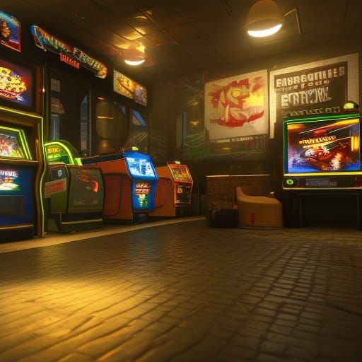 Arcade Games with 3D Cinematic Graphics
