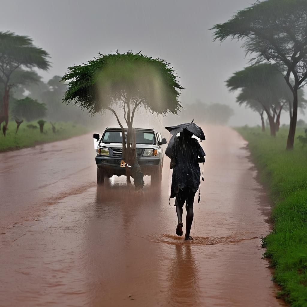 African Rainy Season Landscape