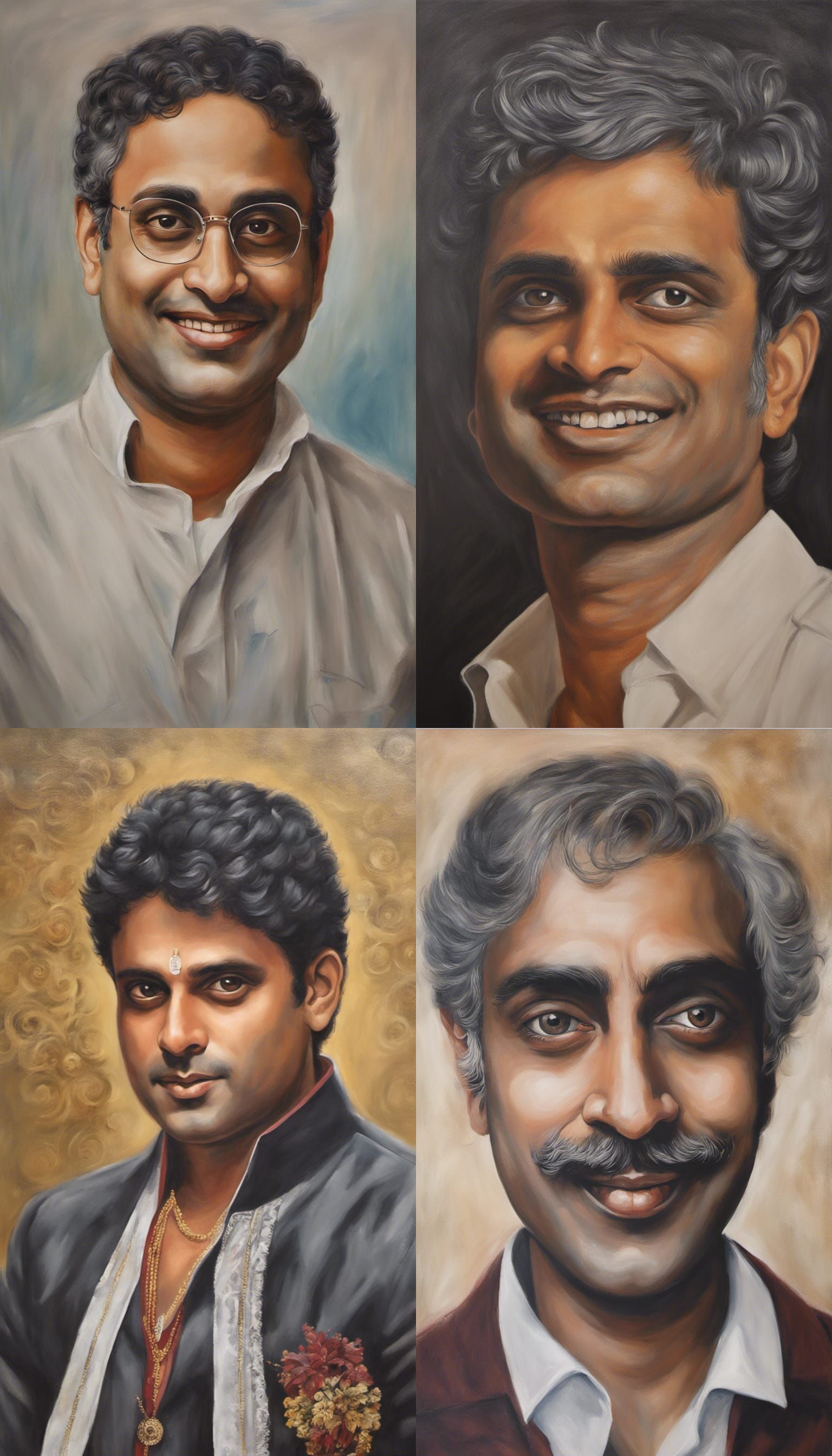 Realistic Master Painting of Vivek Ramaswamy