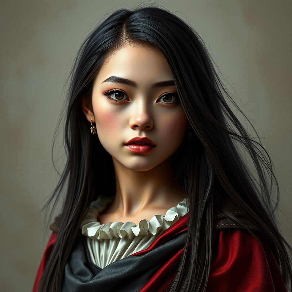 Ethereal Beauty in Dark Fantasy Style