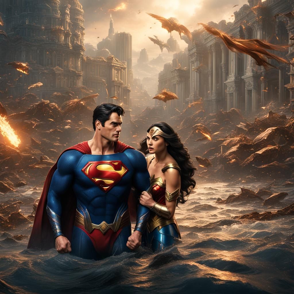 Superman and Wonder Woman