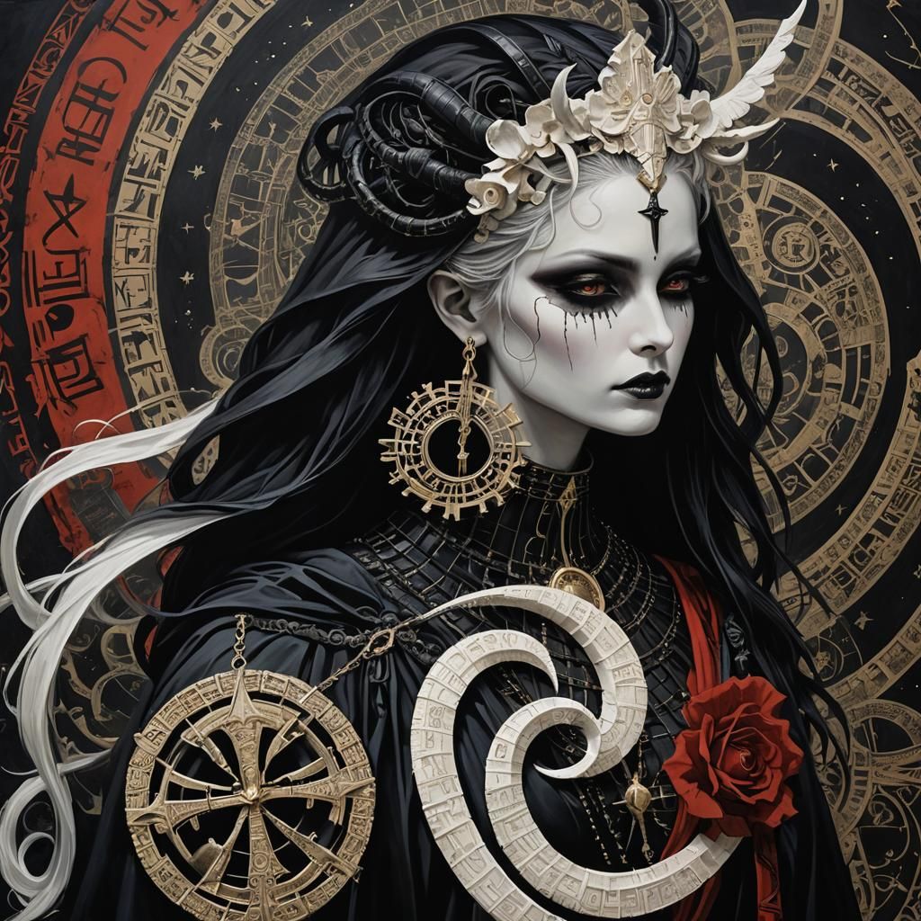 Gothic Demon Queen Emerges from Dream Muse