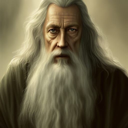 Gandalf the Gray: Dark Fantasy Concept Art