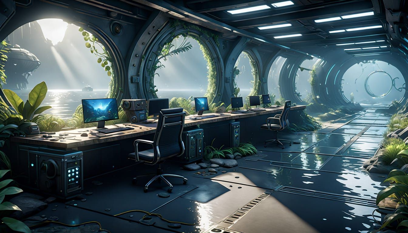 Epic Underwater Research Station in Stunning 8K HDR