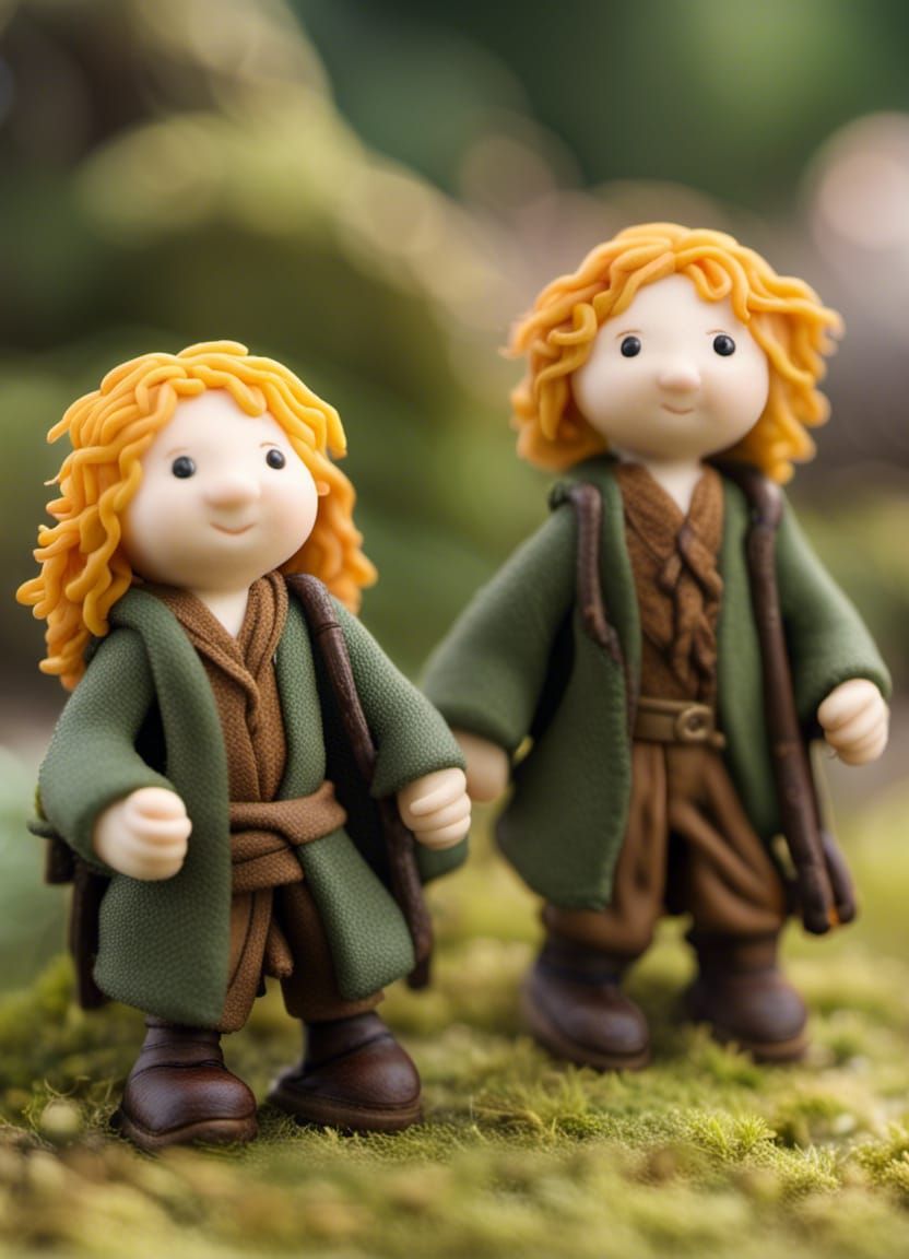 Peregrine Took and Merzipan Brandybuck