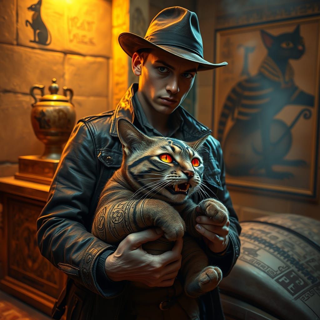 Egyptian Tomb Unveils Ancient Secret: Mummified Kitty Cat Aw...