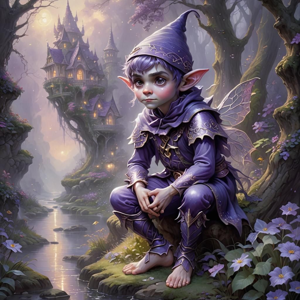 Purple elf