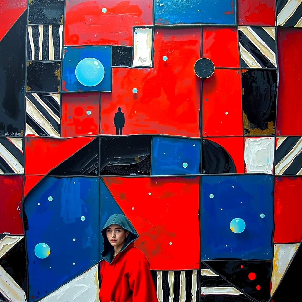 Mystical Figure Basks in Ethereal Light