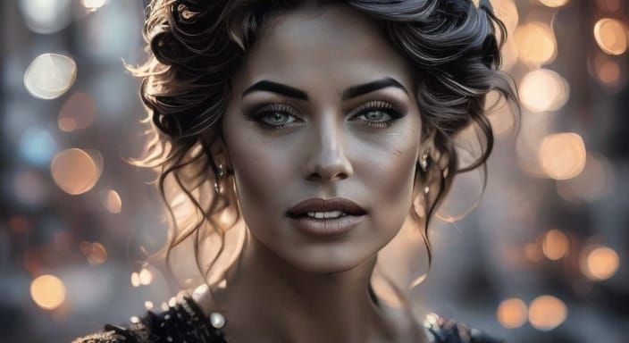 Noir Portrait of a Hollywood Icon