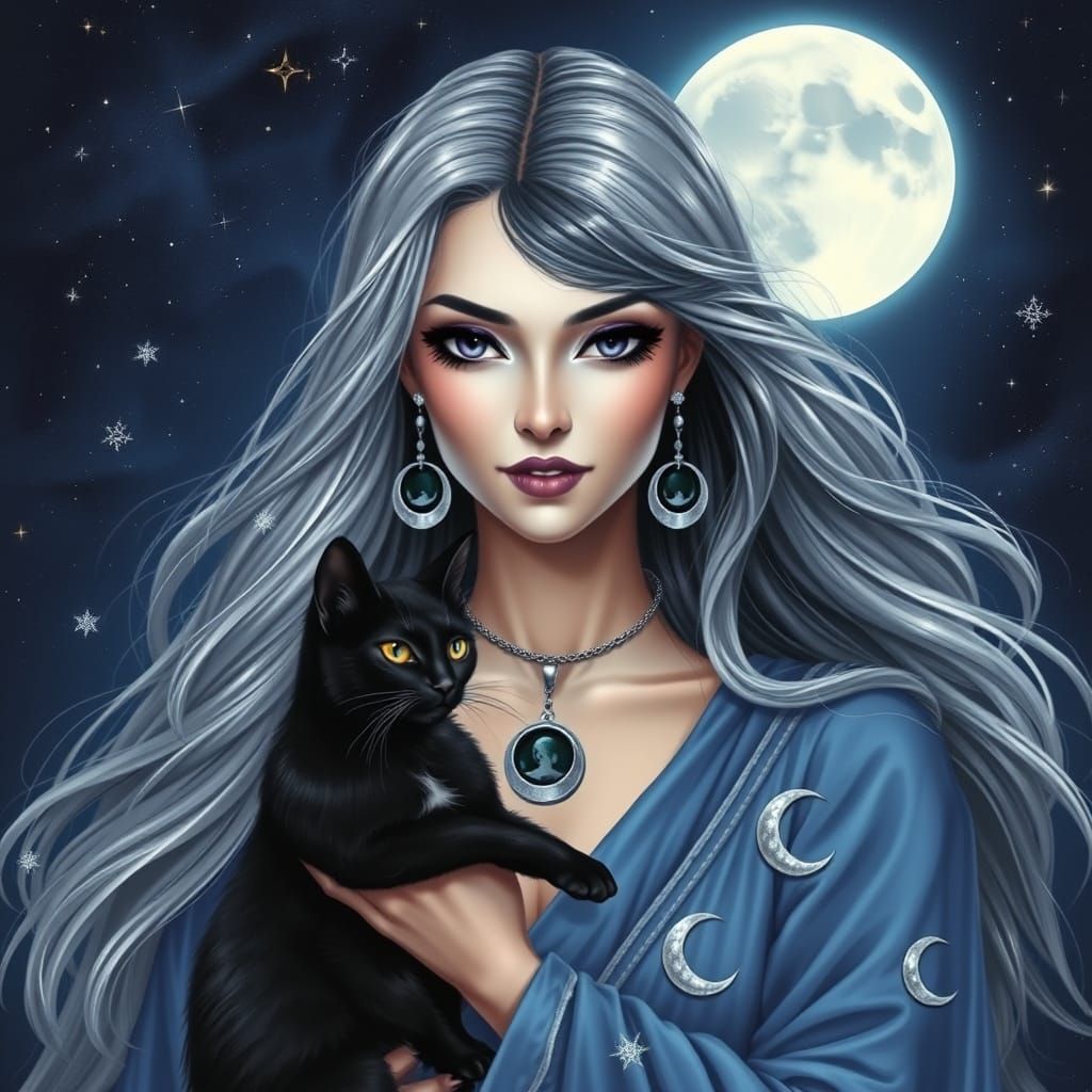Goddess in Midnight Splendor