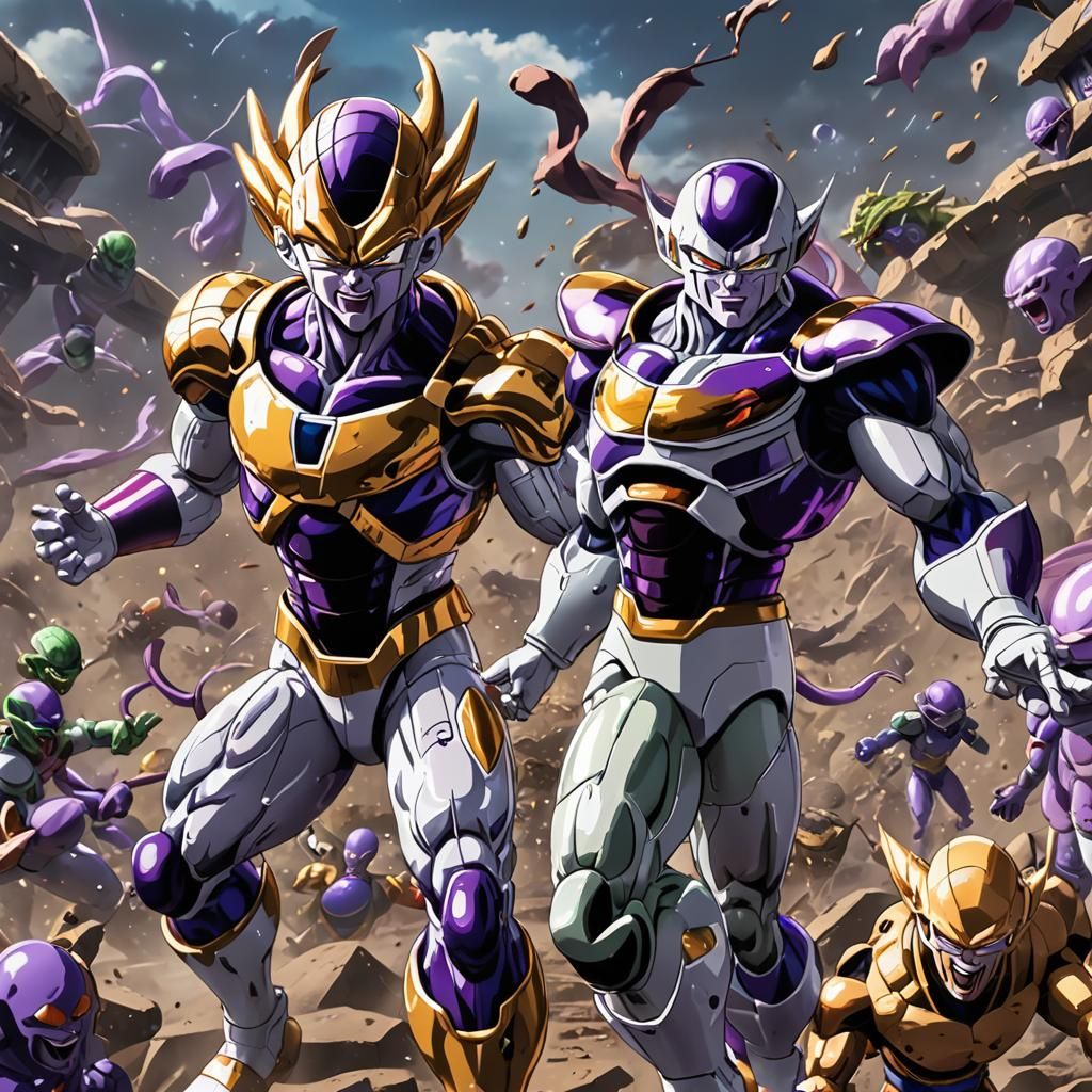 Cell Versus Frieza: 3D Anime Battle