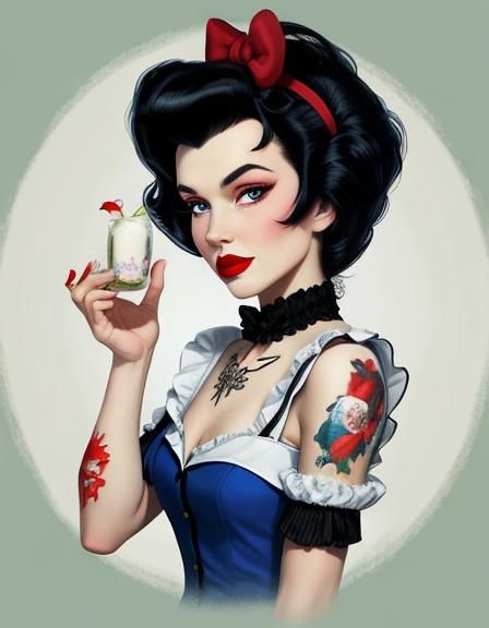 Rockabilly snow white