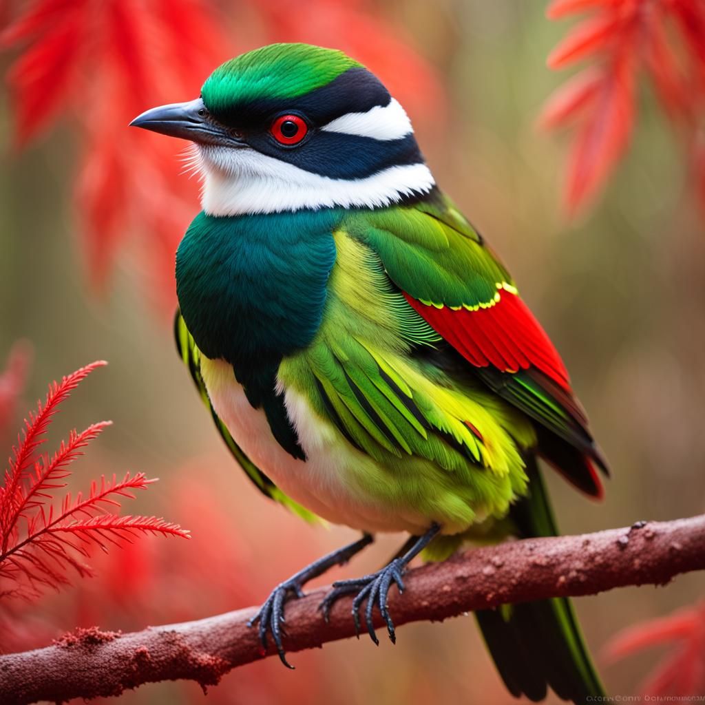 Blue-Breasted Lorberin