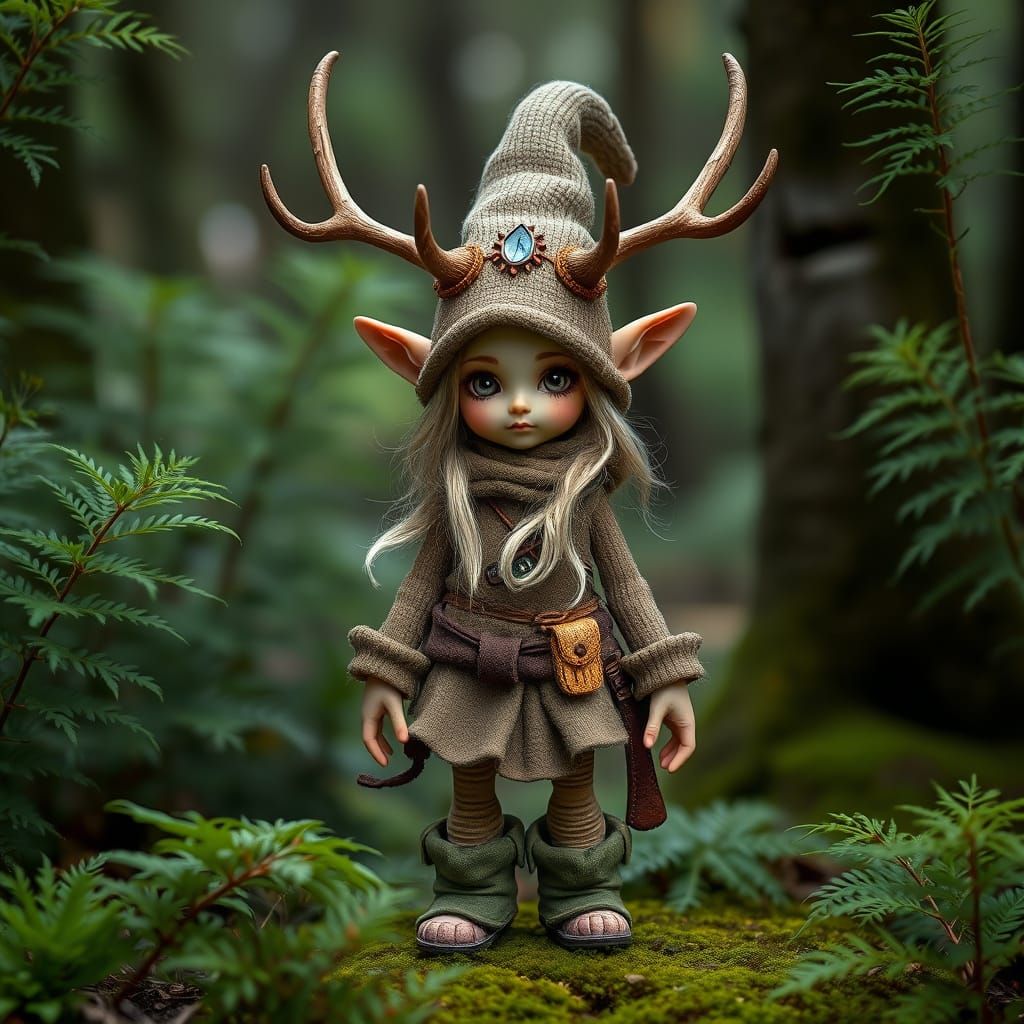 Whimsical Forest Gnome Ranger in Fernshade