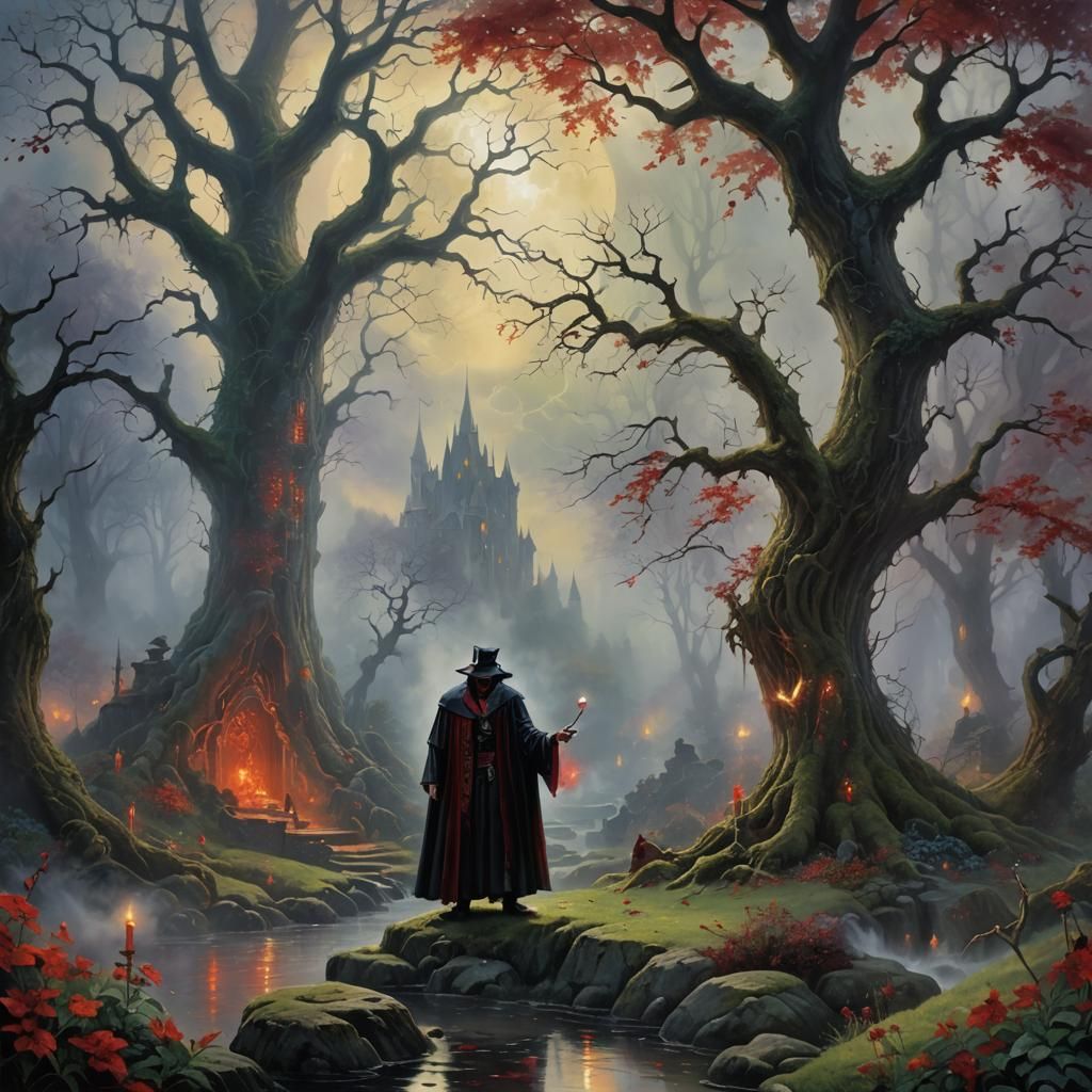 Tremere Vampire Conjures Servitor with Blood Sorcery