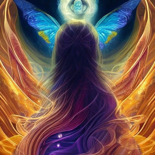 Melania Trump as Ethereal Cosmic Twilight Goddess