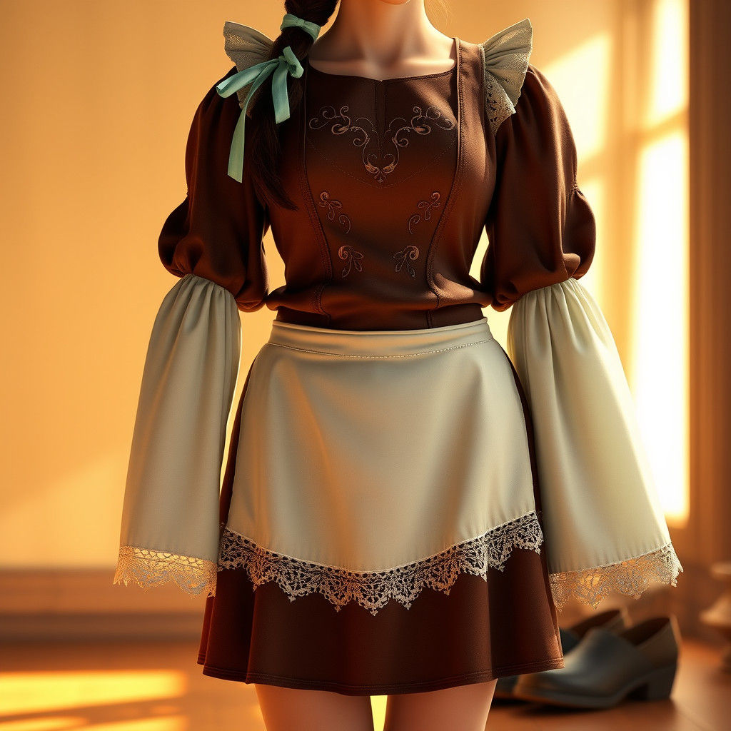 Maid in Tailored Outfit: Fantasy Concept Art