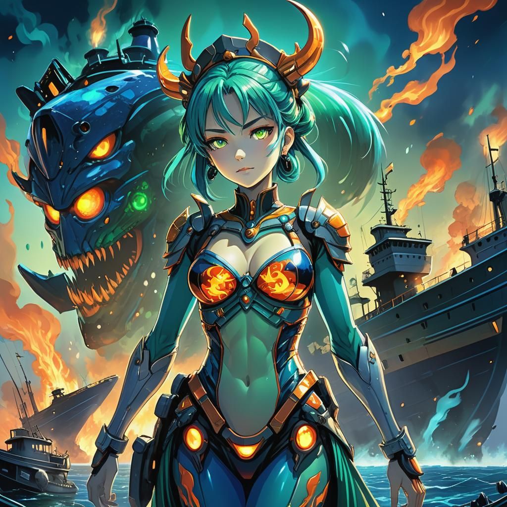 Harvester Queen: Manga-Style Alien Invasion