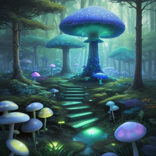 Mario's Mushroom Kingdom: Vibrant 3D Anime Art