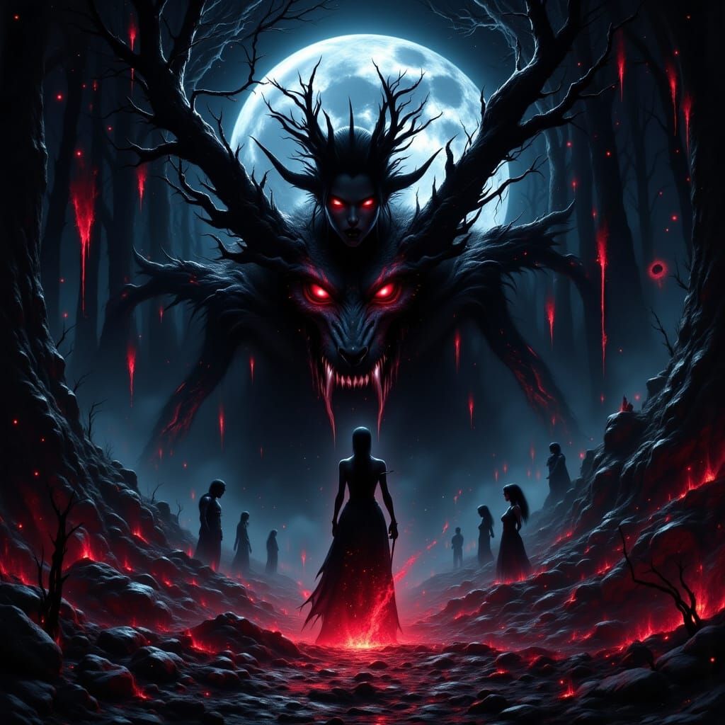 Dark Fantasy Visual Novel Trailer: Blood Moon Reckoning