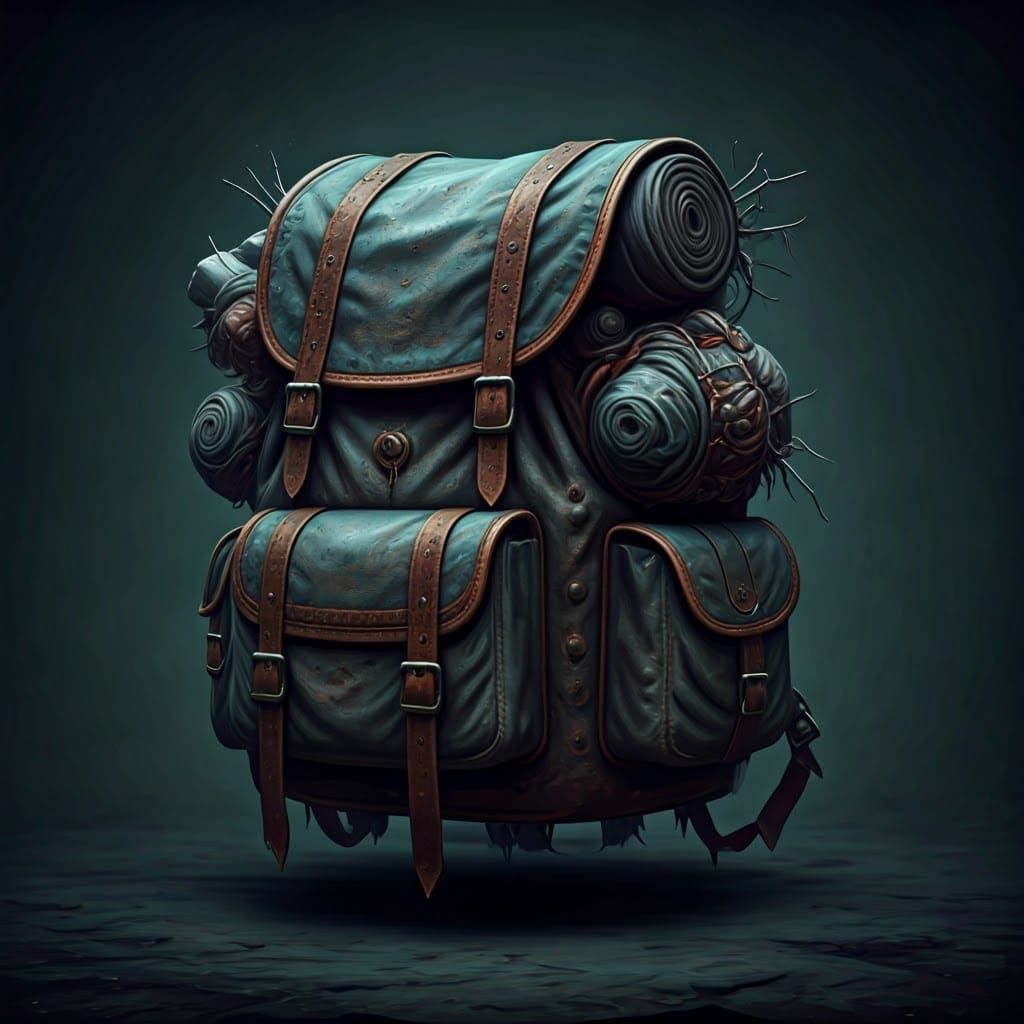 Twisted, Haunted Backpack: Dark Fantasy Horror