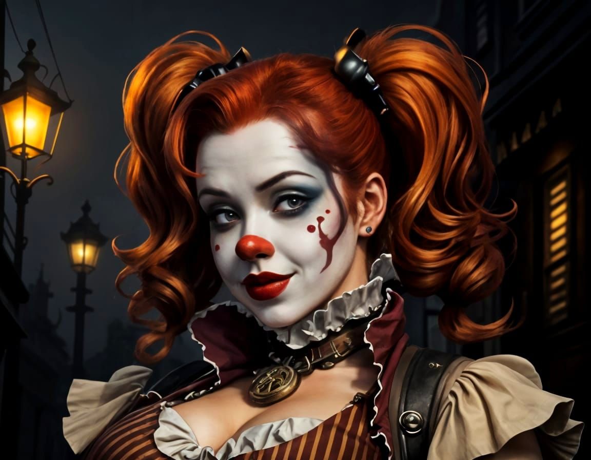 The Many Faces Of Pencewise, The Steampunk Clown : 56