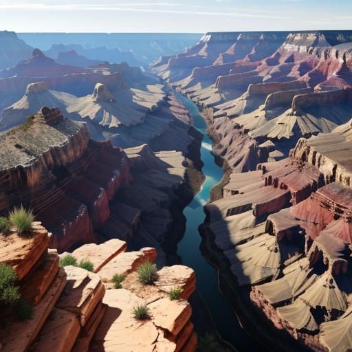 AI Generated Image of the Grand Canyon