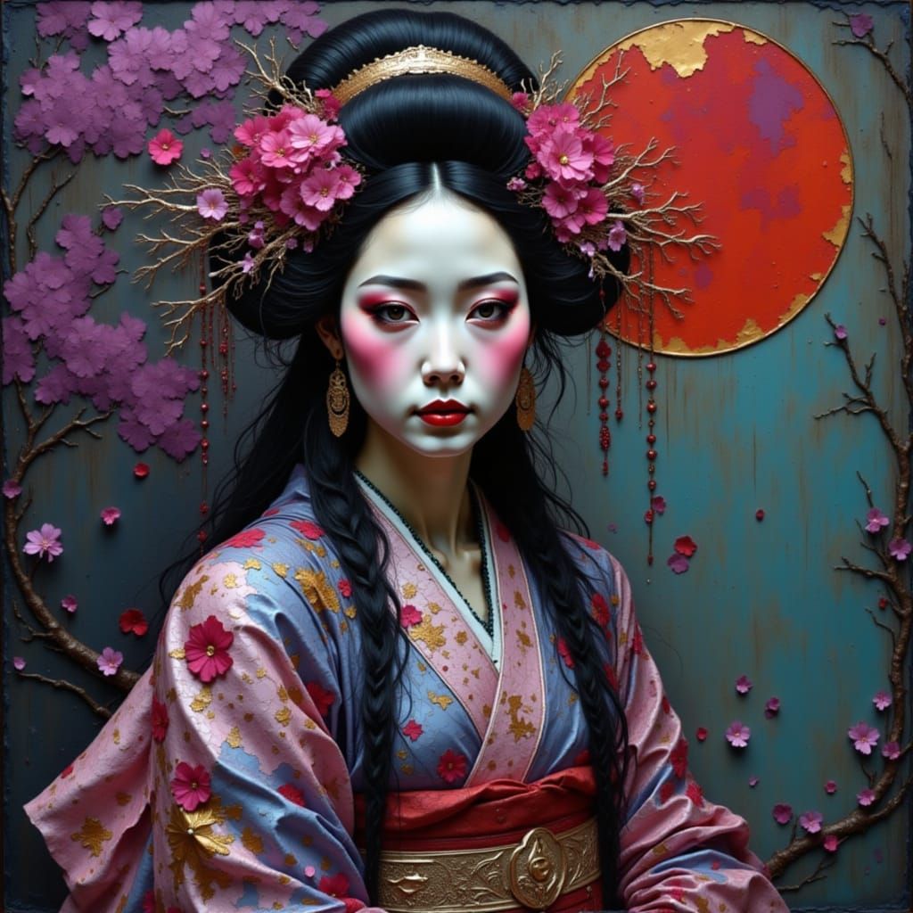 Surreal Dreamy Geisha