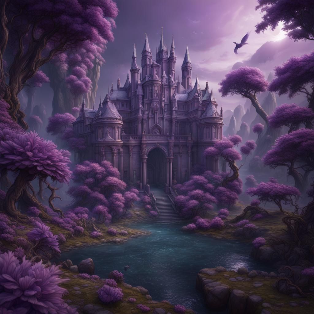 Detailed Purple Glaucus Atlanticus Matte Painting