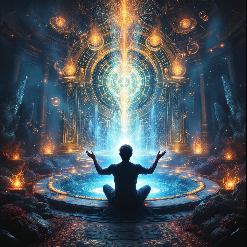 Visionary Creator Channels Ethereal Frequencies in Majestic...