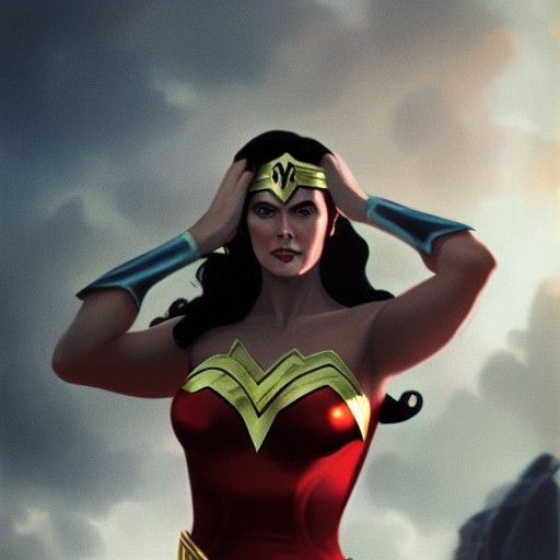 Wonder Woman as Lynda Carter, Sinister Portrait