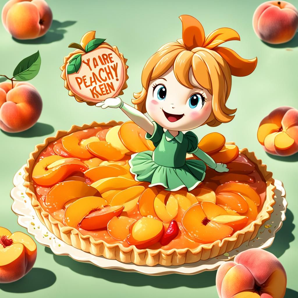 Animated Apricot Tart Greets a Peach