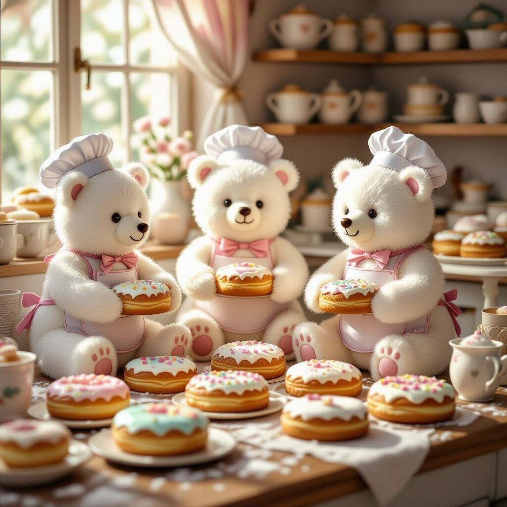 Enchanted Bakery Run by Bear Bakers