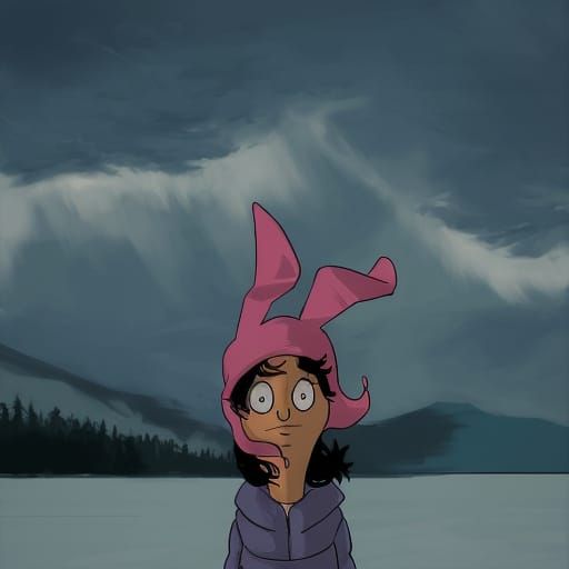 Surreal Louise Belcher Portrait