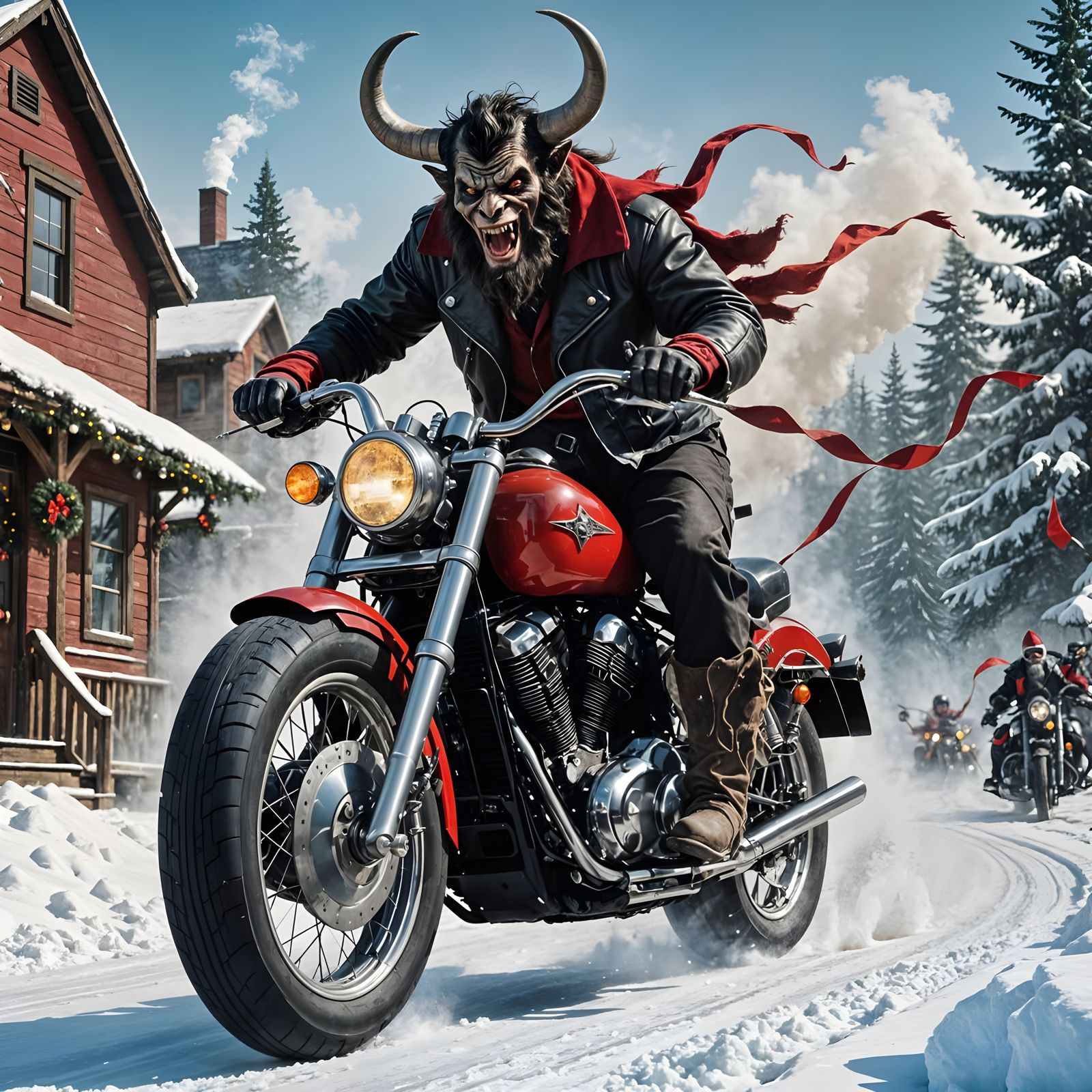 Mythical Harley Krampus