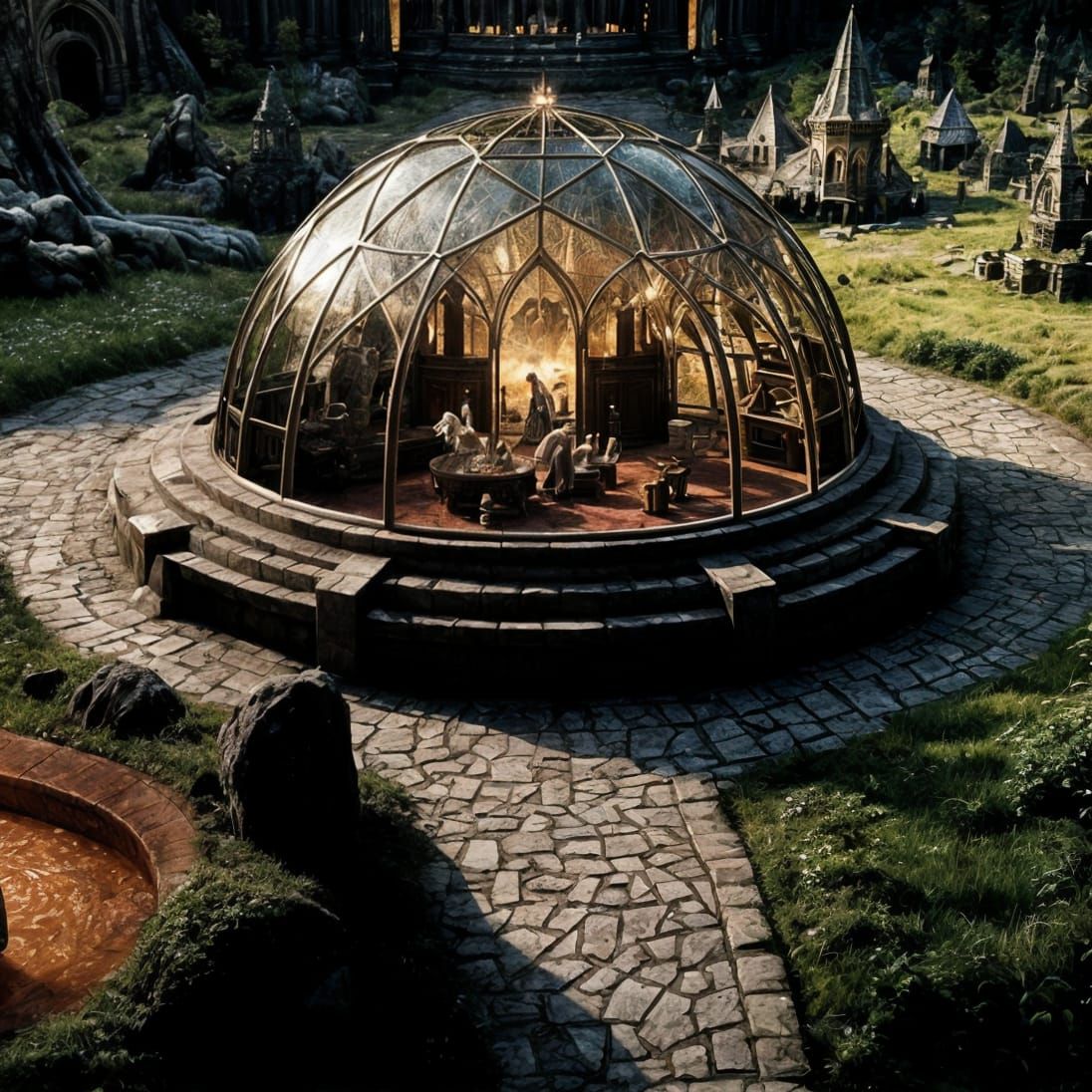 Lovecraftian Gothic Art Satire in 'The Garden of Earthly Del...