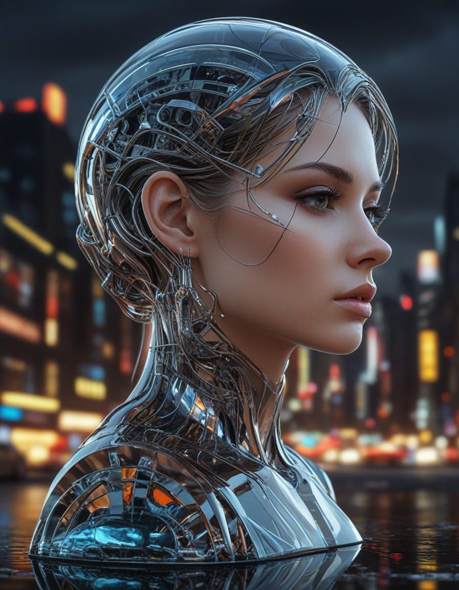 Beautiful Woman: Detailed Digital Art Masterpiece