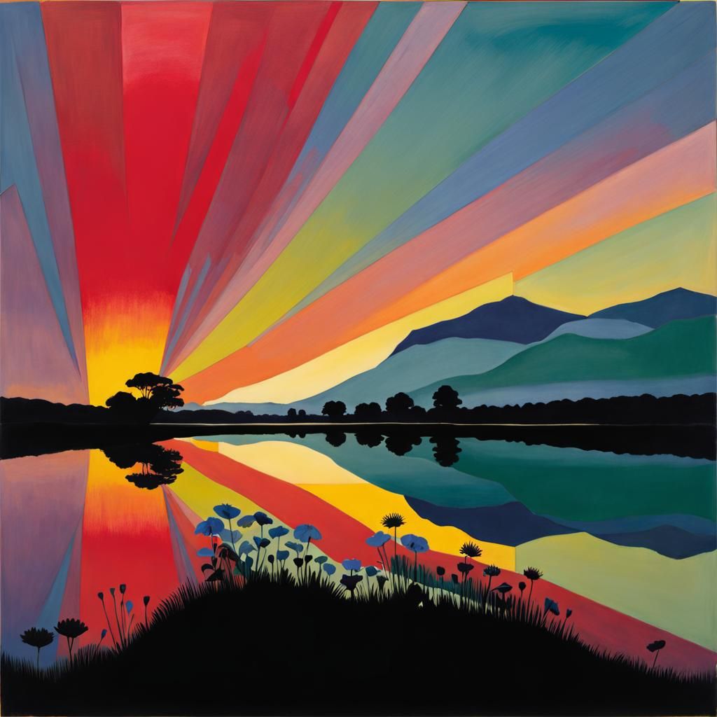 Vintage Wildflowers Illustration