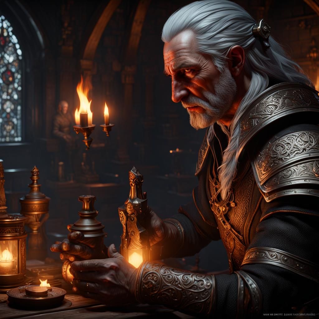 Witcher 3 NPC: Dark Fantasy Concept Art